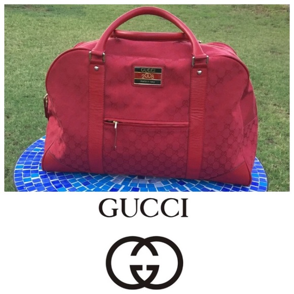 Gucci Handbags - RARE!  Gucci limited edition canvas duffle bag